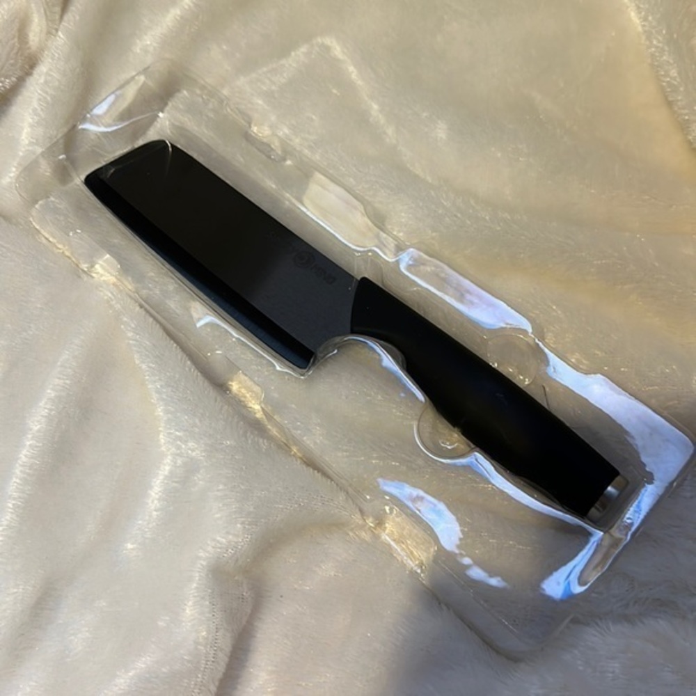 Simply Ming Black Label Edition Ceramic Prep Cleaver Knife - New
